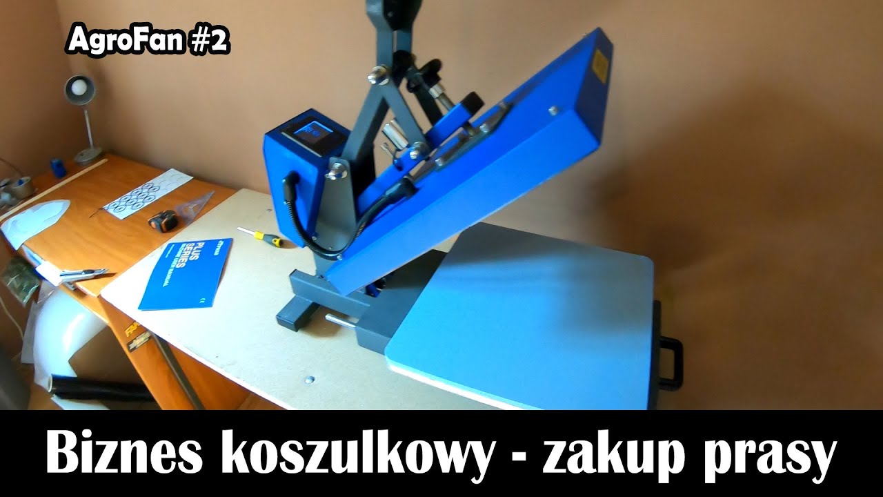 Wchodzę w biznes koszulkowy! Kupiłem termoprasę, będę robił własne koszulki do sklepu | AgroFan.2