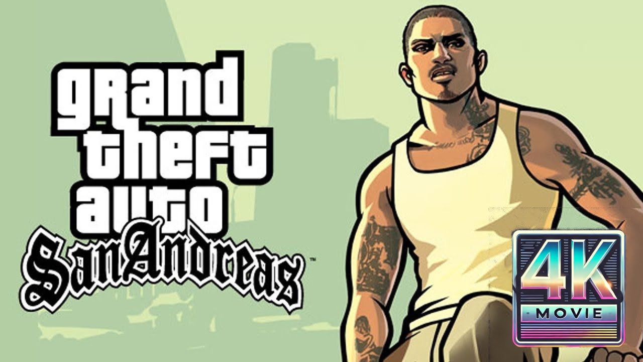 Grand Theft Auto: San Andreas Definitive Edition | 4k 60fps | All Cutscenes Full Movie