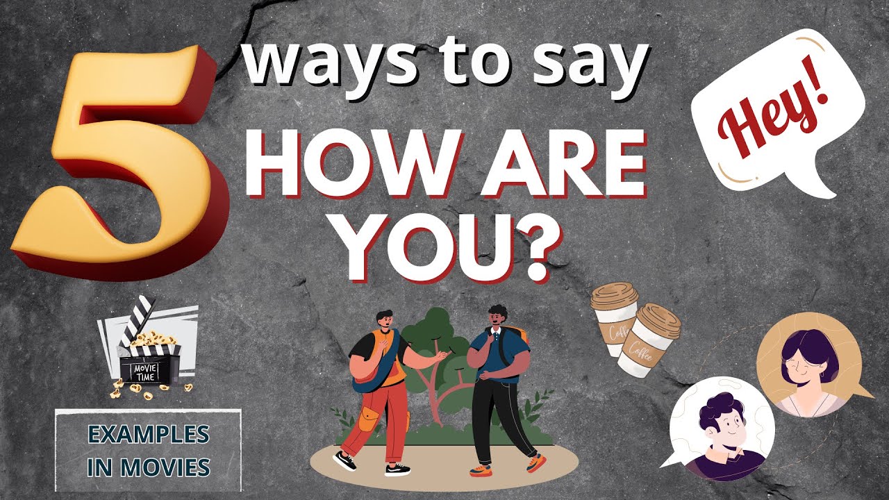 5 ways to say HOW ARE YOU🤔 Learn English with Movies🍿