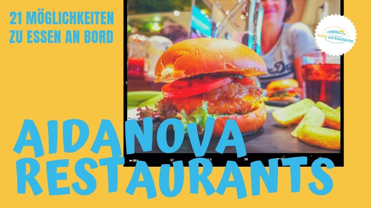 AIDAnova Restaurants: Alle 21 Möglichkeiten zu Essen an Bord!