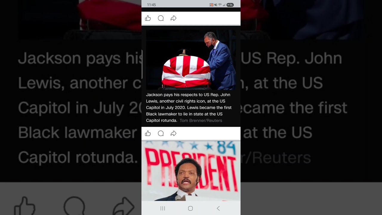 Personal tribute to REV. JESSE JACKSON...