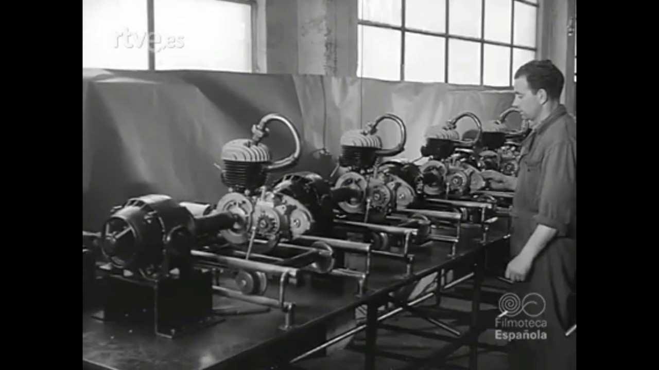 Industria motociclista española en el año 1957