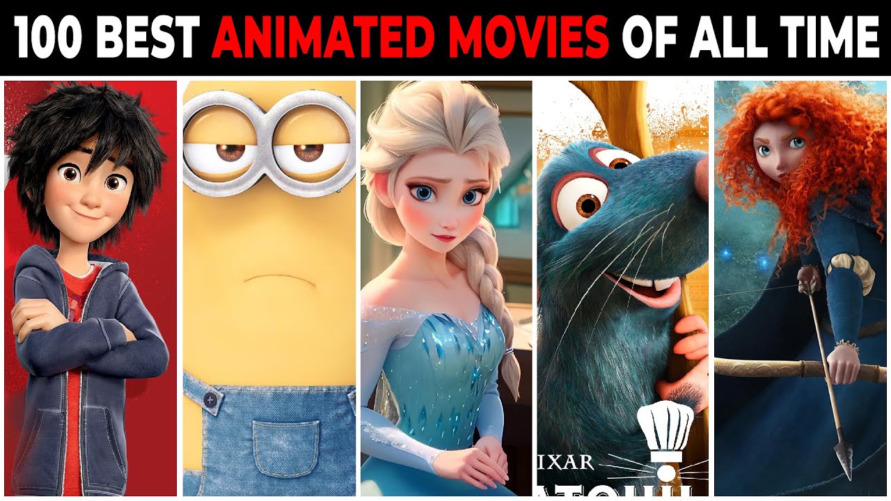 100 Best Animated Movies of All Time | Animated Movie List #animatedmovies