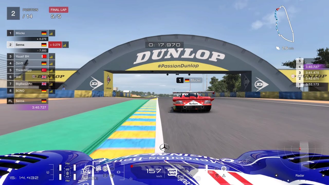 Gran Turismo 7 | Daily Race | Le Mans | Mercedes-Benz CLK-LM