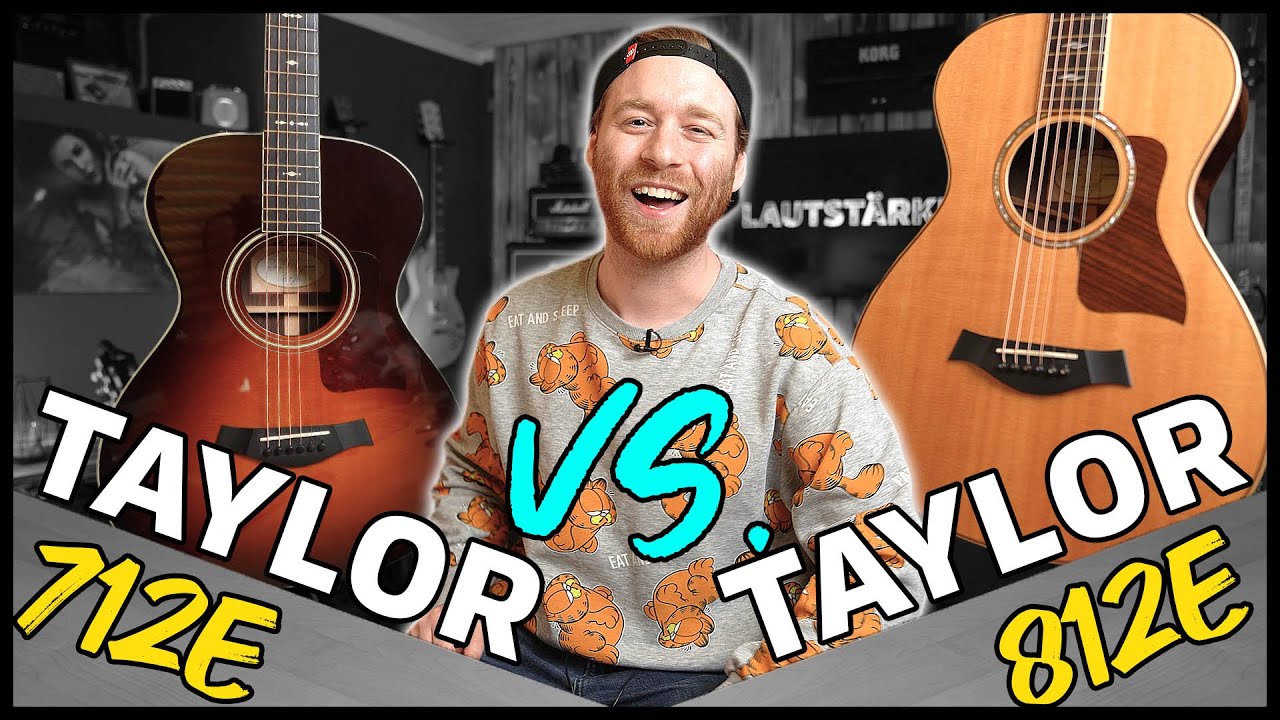 Taylor 12-Fret Battle | Taylor 712e vs. Taylor 812e | english subtitles