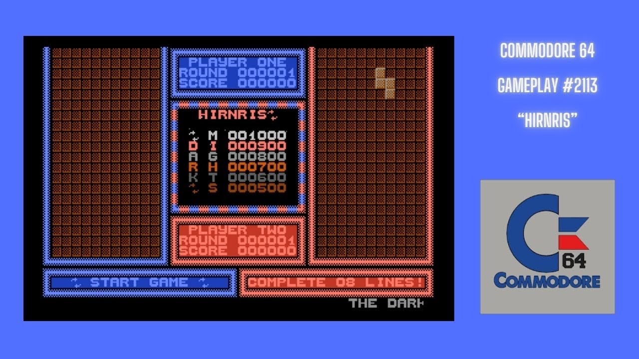 Hirnris (Commodore 64 / Gameplay #2113)