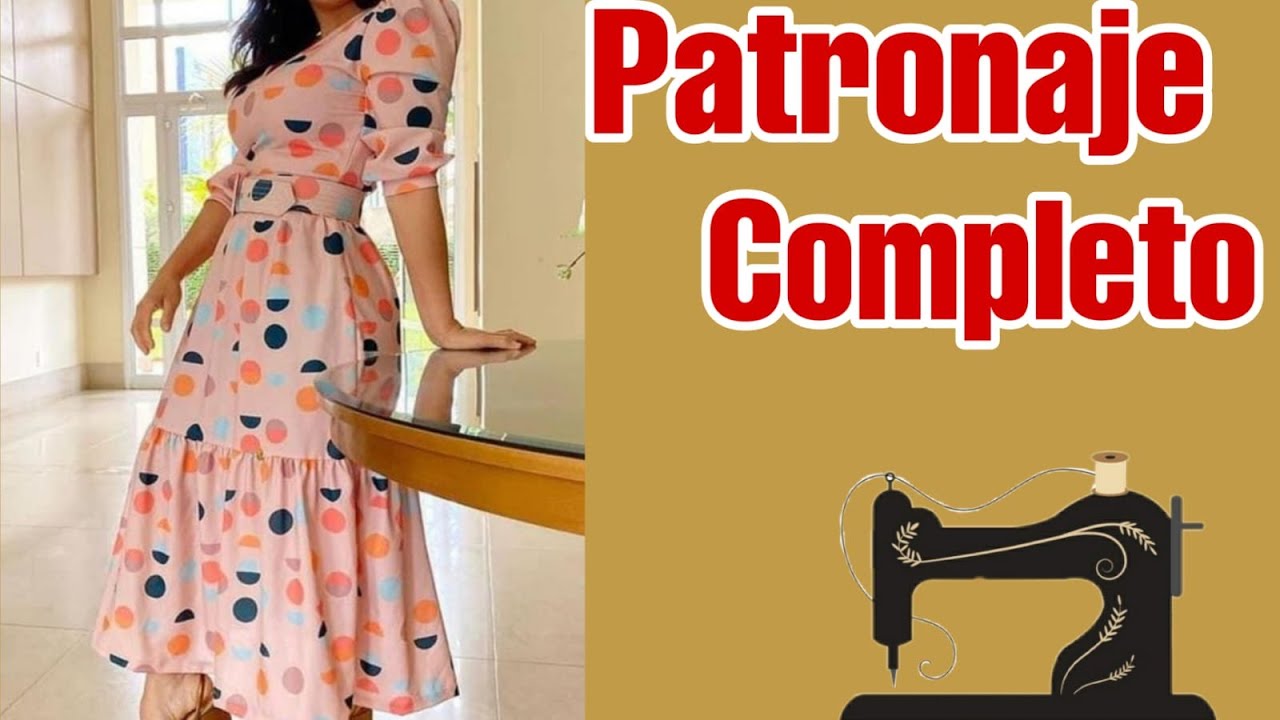 Como hacer VESTIDO ELEGANTE  Patronaje COMPLETO 😏