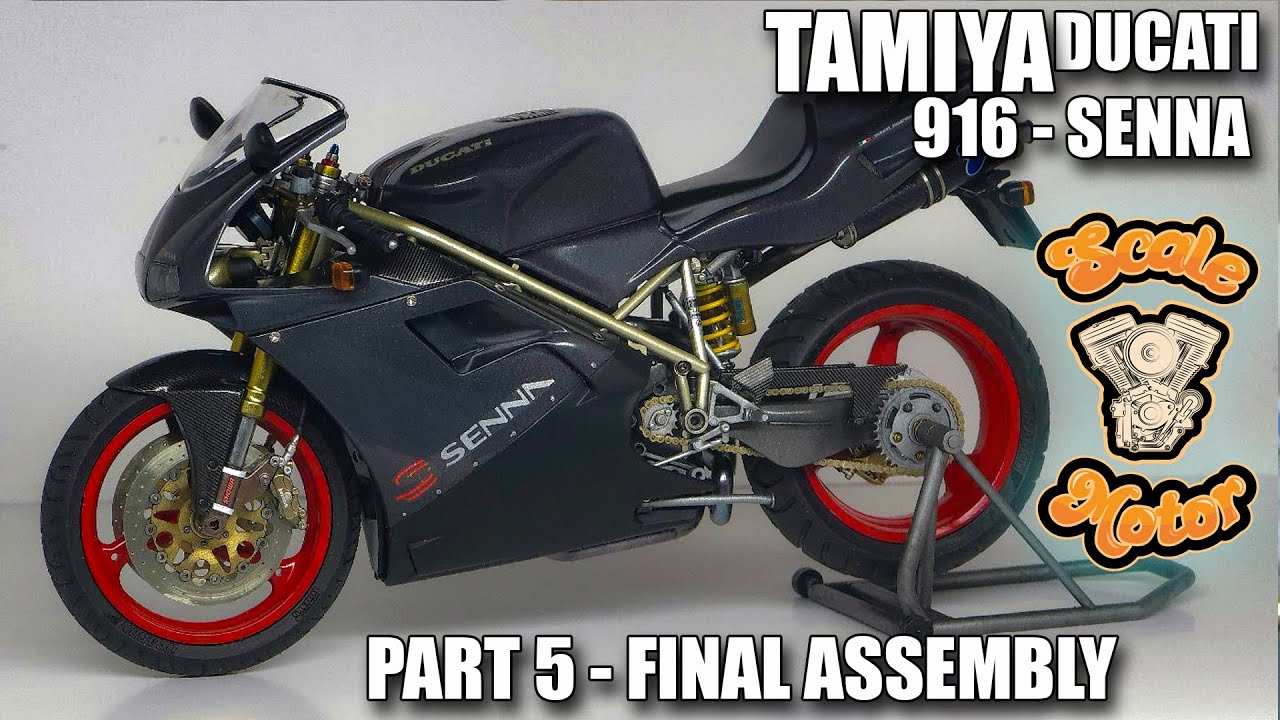 Building a Tamiya Ducati 916 Senna Edition 1/12 Scale Model | Step-by-Step Guide - Final Assembly!