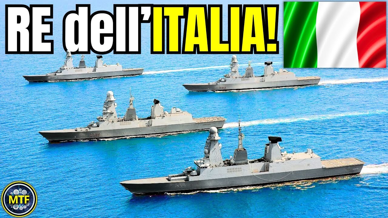 Le 10 Navi Militari Più Potenti della Marina Militare Italiana!