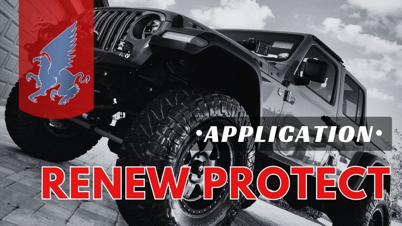 All The Basics for Application of RENEW PROTECT's BLAK, GLOZ, and SATN