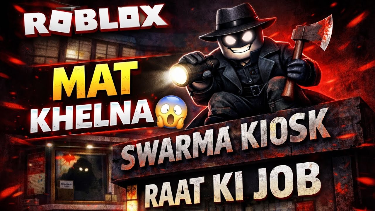 Ye Roblox Game Mat Khelna Raat Me 😱 | Swarma Kiosk Anomalies Gameplay
