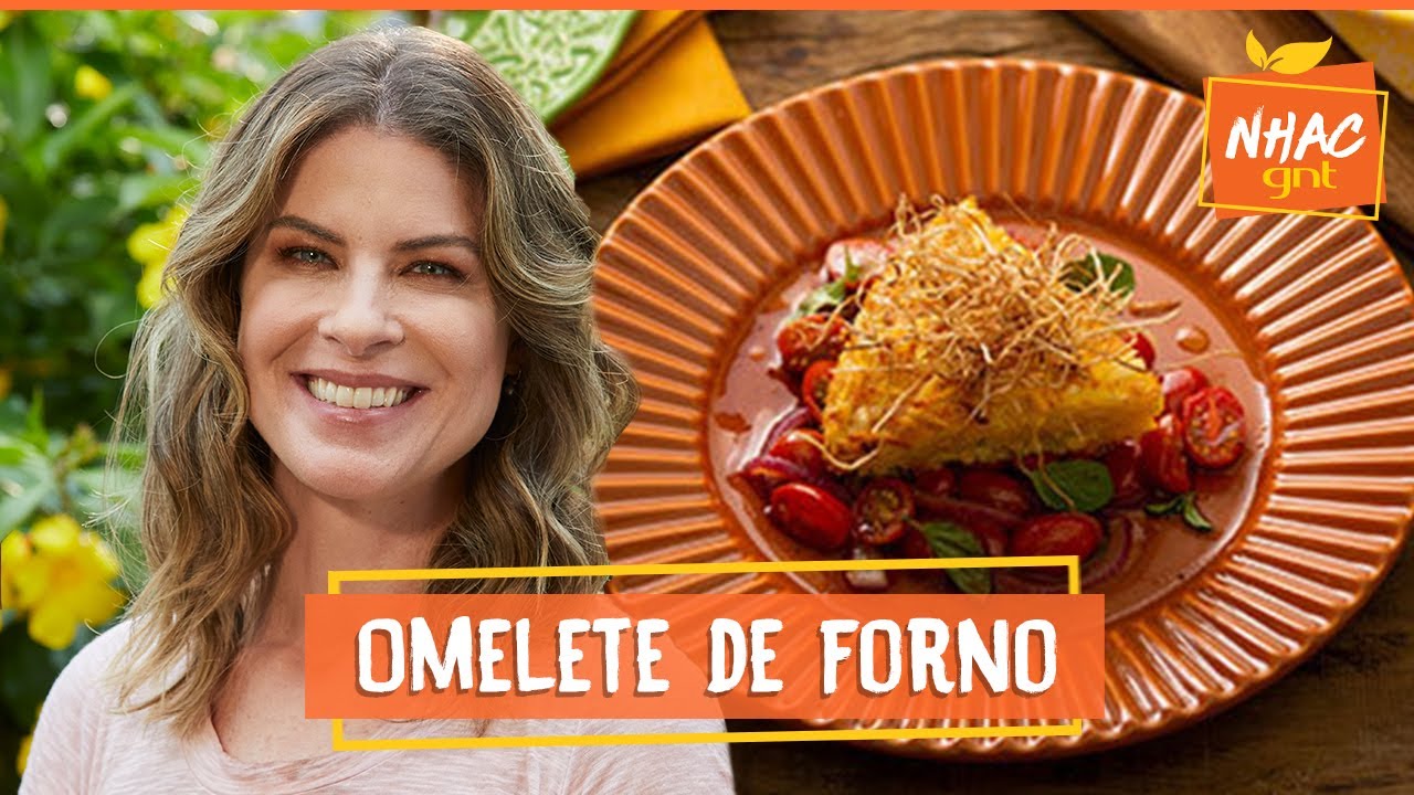 Omelete de forno com mandioquinha e salada morna de tomate | Rita Lobo | Cozinha Prática