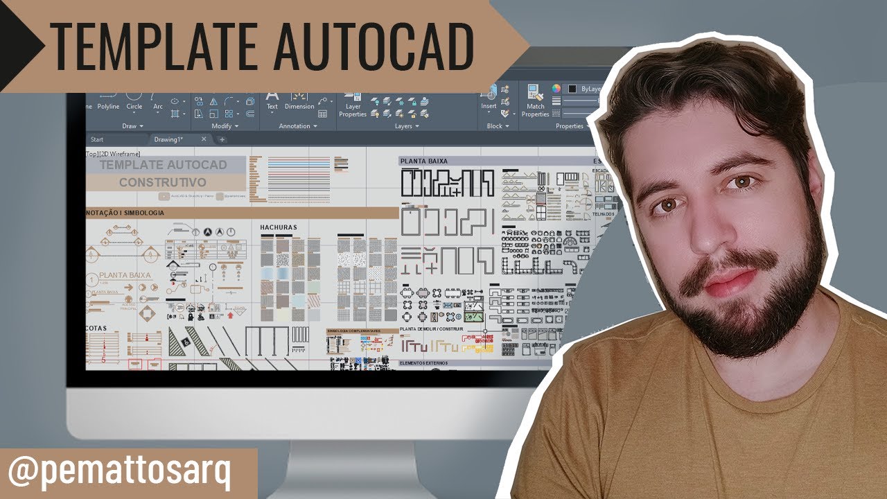 TEMPLATE AUTOCAD I  BLOCOS ANOTATIVOS