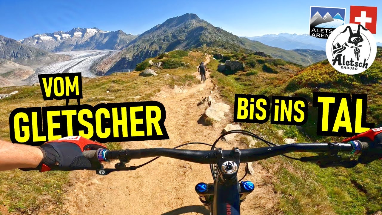 ALETSCH ARENA Magisch: Moosfluh Enduro Trail 🔴 First Ride, Full Run / Mountainbike MTB Schweiz