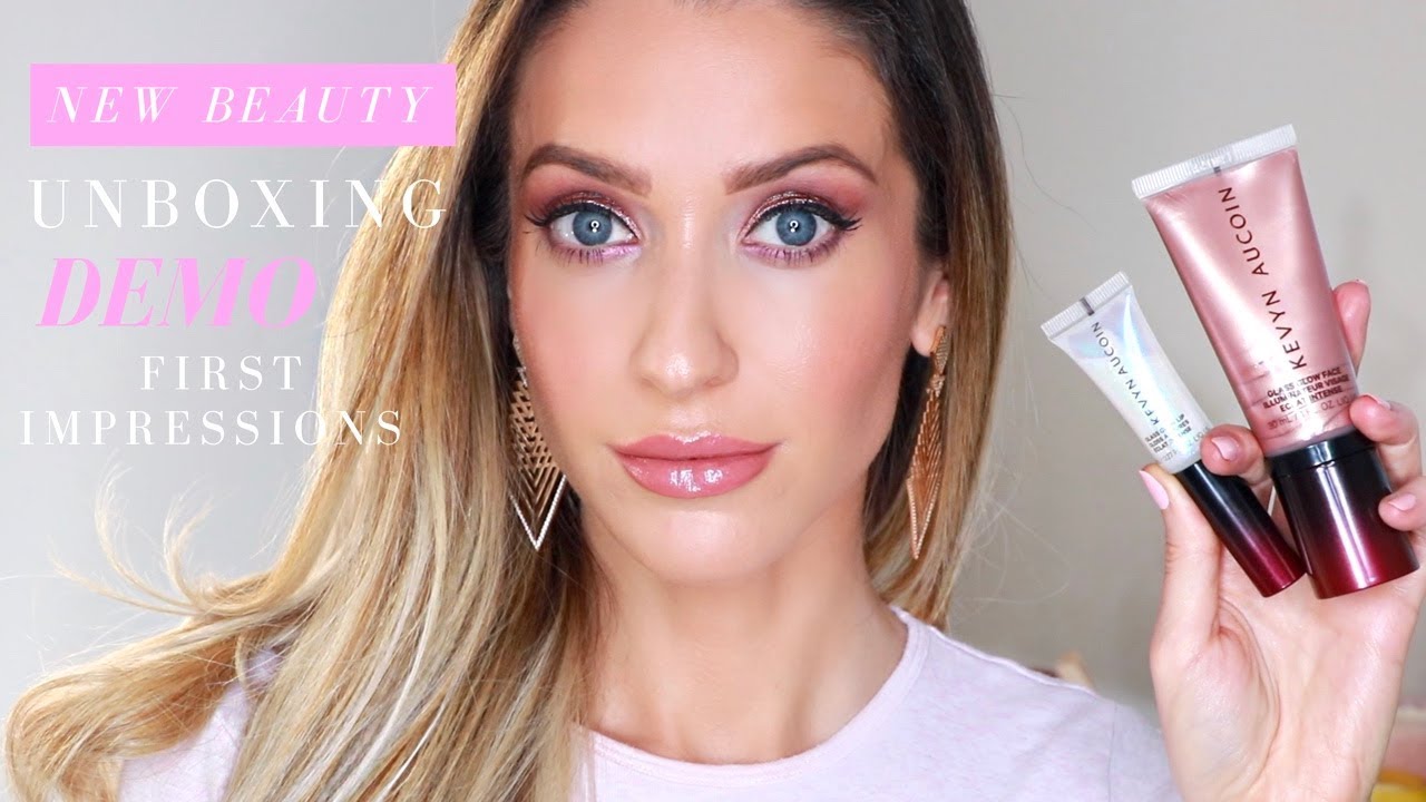NEW KEVYN AUCOIN SUMMER MAKEUP UNBOXING + FIRST IMPRESSIONS