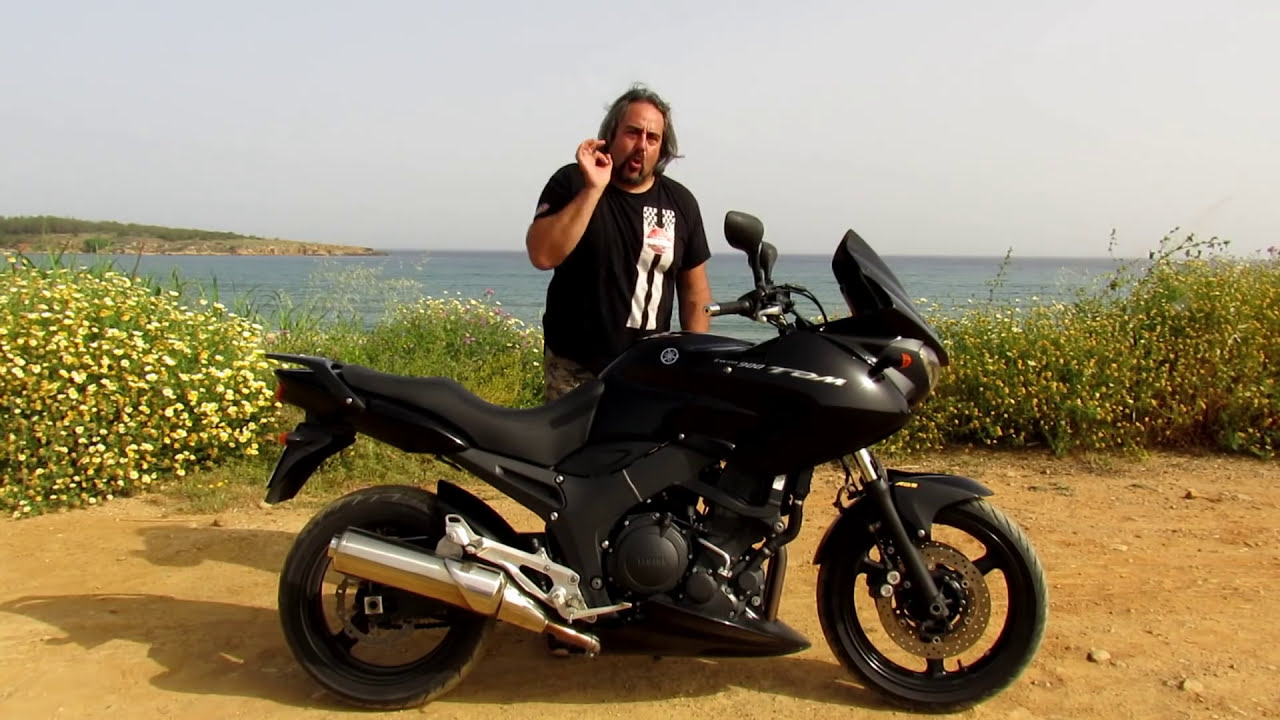 YAMAHA TDM900.KOKKINA FEGARIA TEST