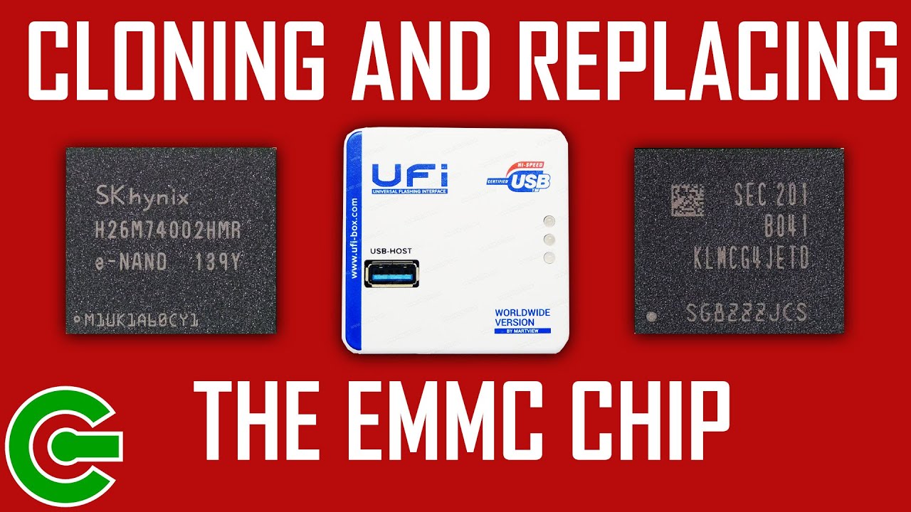 КЛОНИРОВАНИЕ И ЗАМЕНА ЧИПА EMMC С ПОМОЩЬЮ UFI BOX