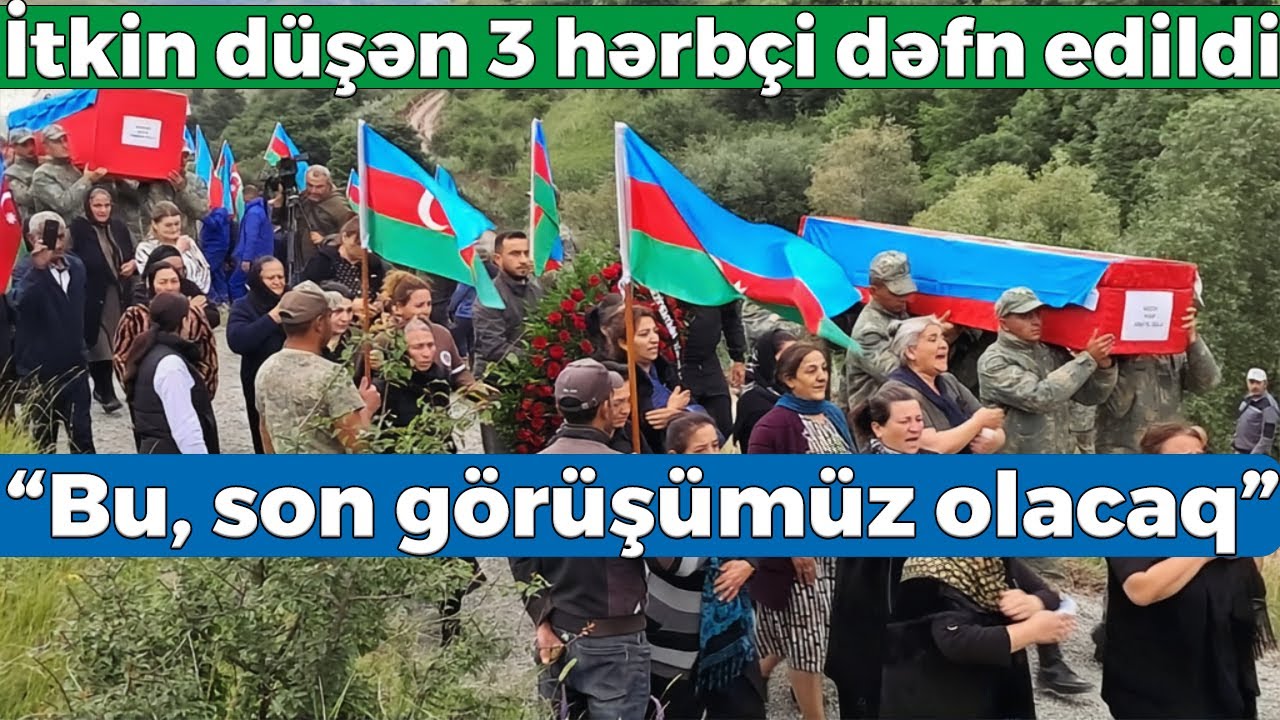 Nişanlısı 32 ildir şəhid Mehmanı gözləyirmiş... - İtkin düşən 3 hərbçi Kəlbəcərdə dəfn edildi