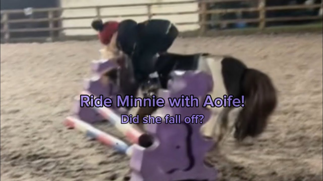Ride Minnie with Aoife!! (Did she fall off?)