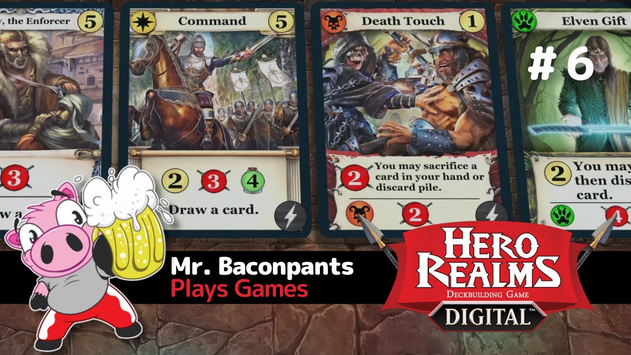 The Thief Fights a Team of Clerics on Hard AI | Hero Realms Digital Gameplay #6