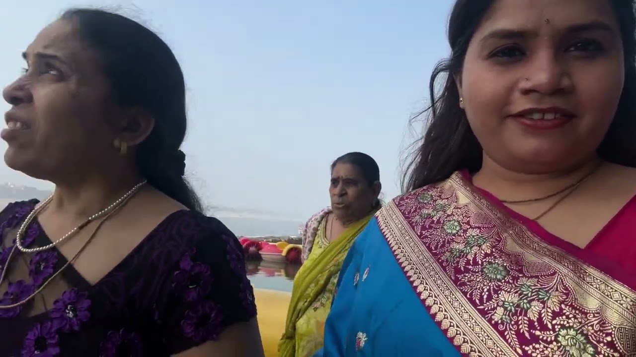 Banaras ke ghat or peaceful sham 😊 #kashivishwanath #banaras #familyvlog 