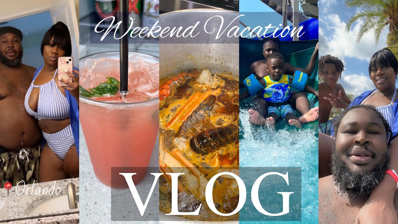 MEMORIAL DAY WEEKEND ORLANDO VACATION VLOG| WATERPARK| FAMILY TIME + SEAFOOD BOIL| AIRBNB TOUR