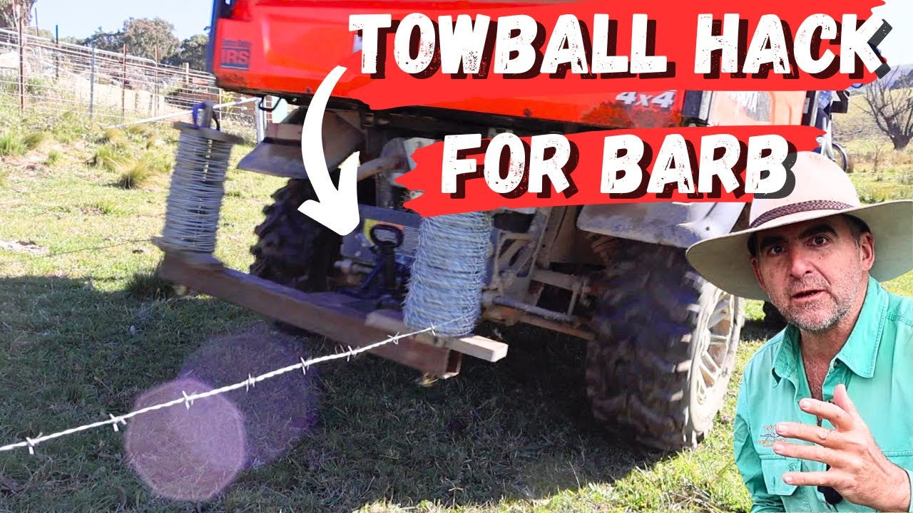 Transform Your Towball Into A Barb Wire Spinner