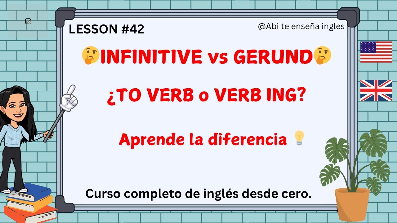 🧠 GERUND O INFINITIVE? LA DIFERENCIA QUE NADIE TE EXPLICÓ 🇺🇸 #inglesfacil
