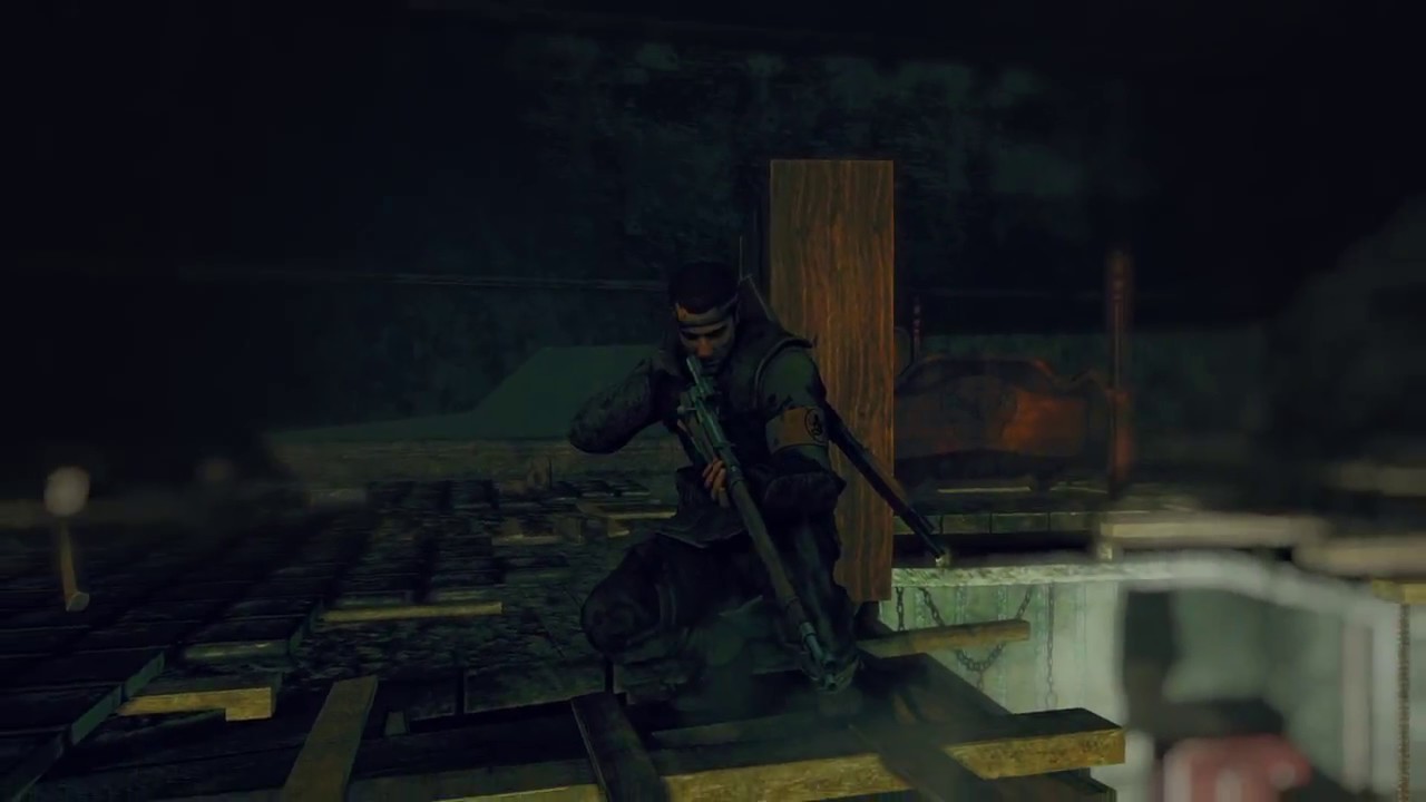 Zombie Army Trilogy - Ricochet Headshot!