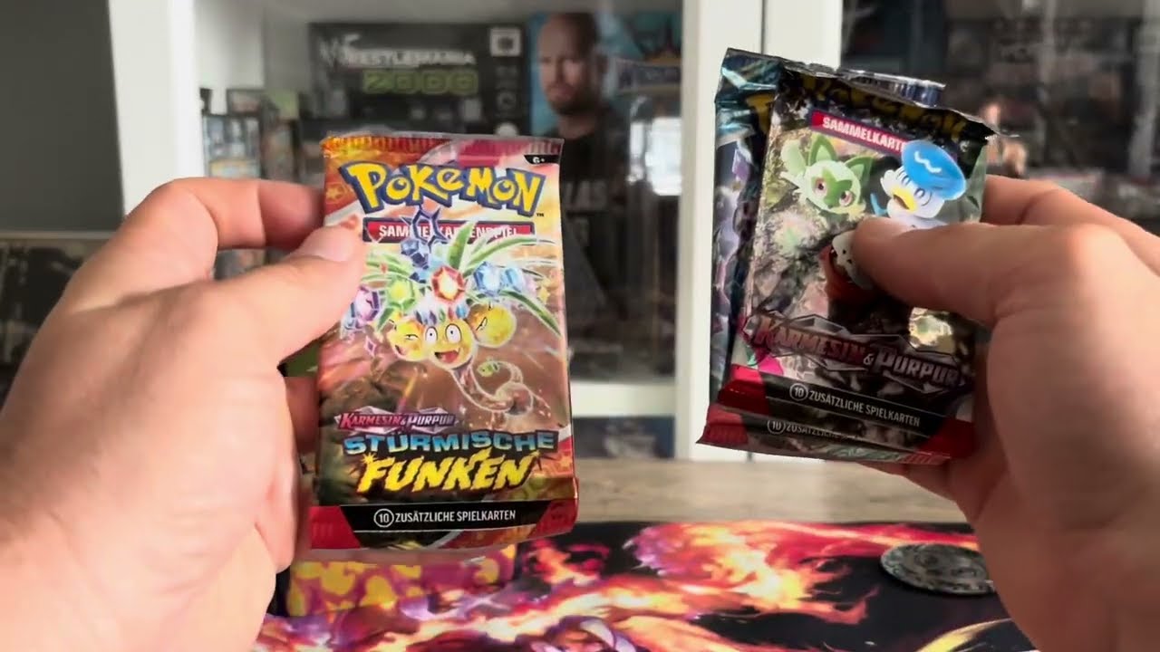 Pokémon Karten Stapel Tin und Blister vom Expert geöffnet