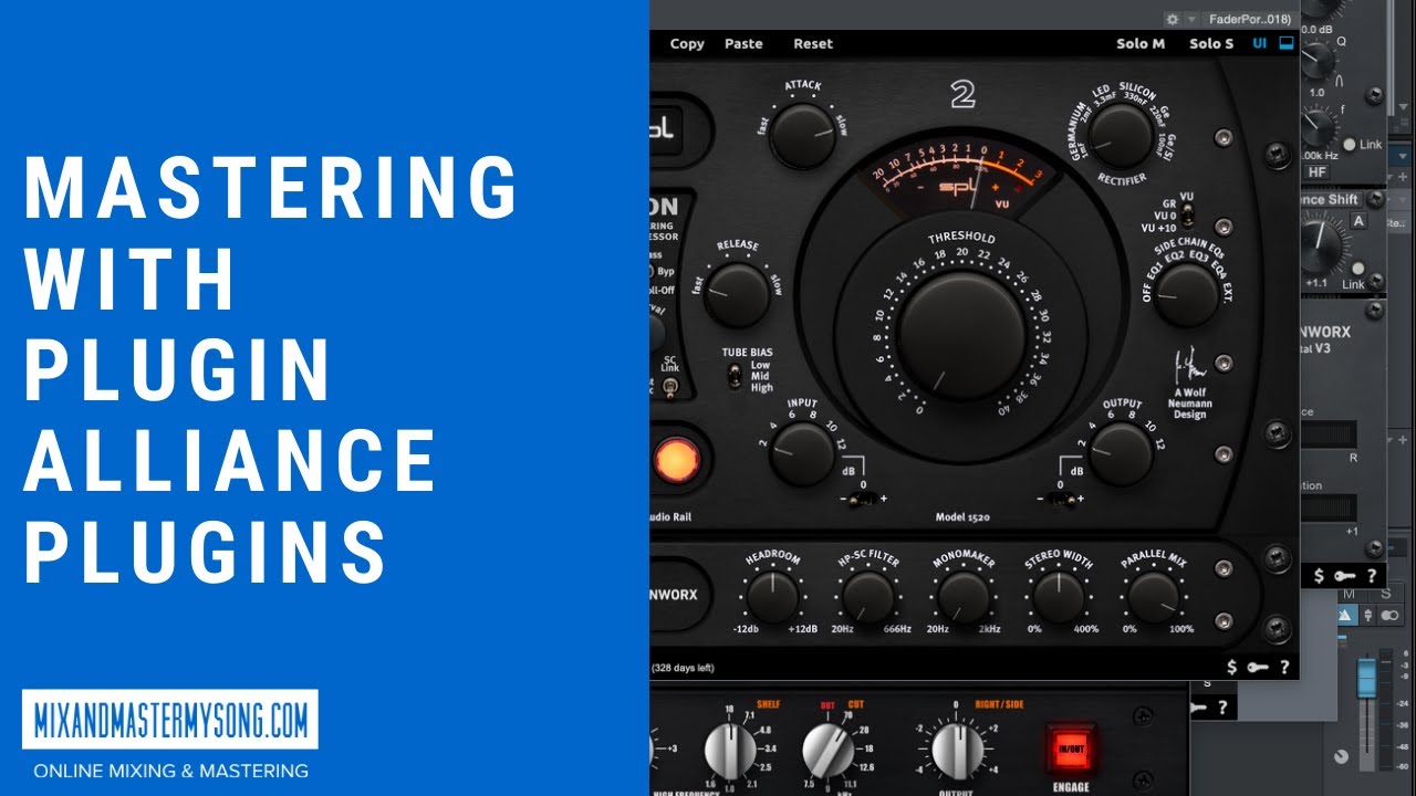 Mastering with Plugin Alliance Plugins