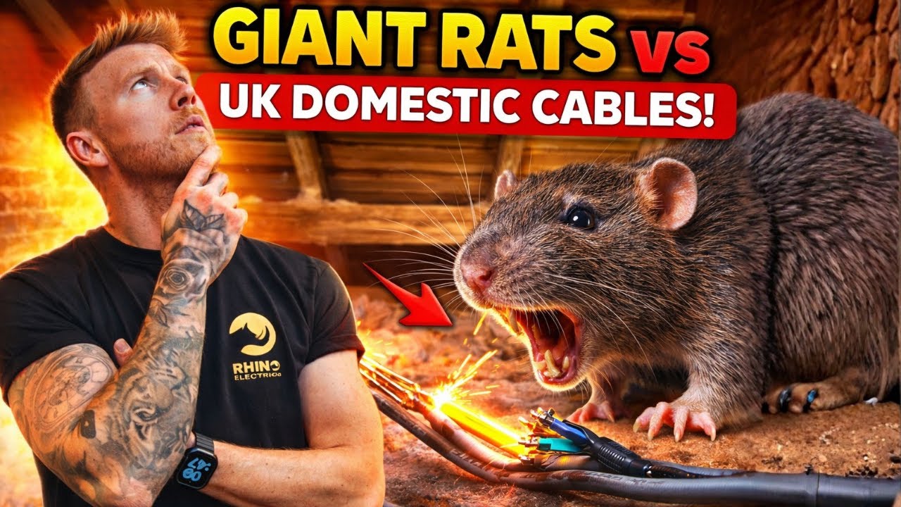 Giant RATS VS UK Cables - Electrical Faults Everywhere!