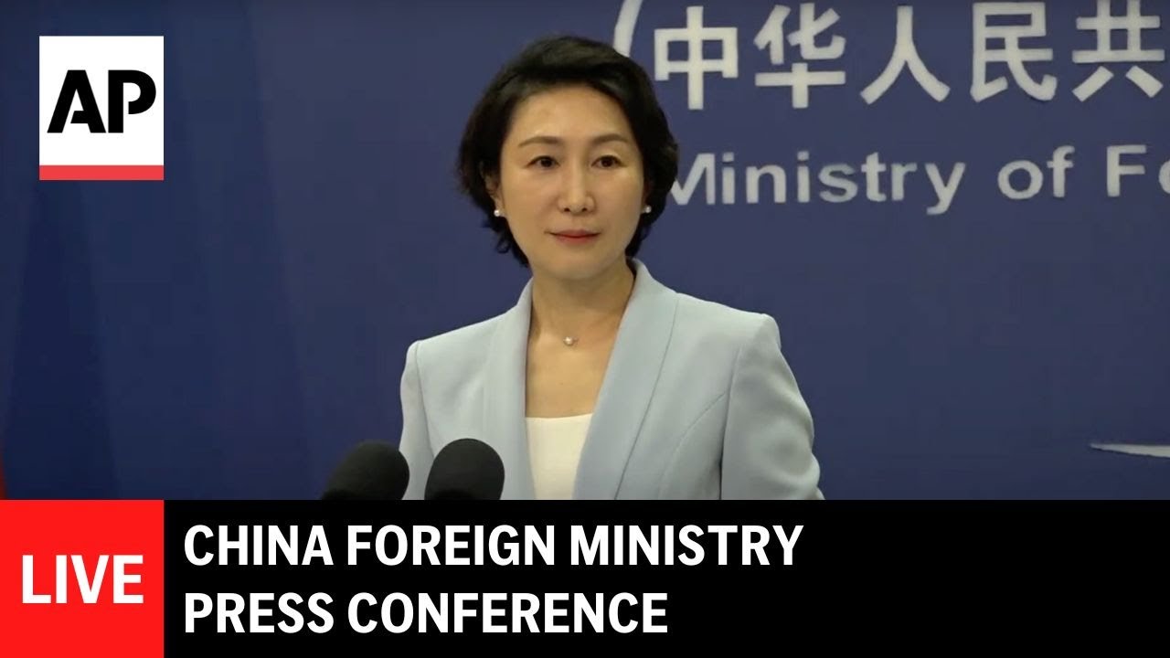 LIVE: China foreign ministry press conference