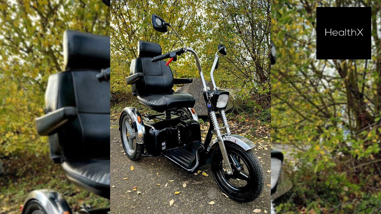 Обзор и демонстрация трехколесного скутера TGA SuperSport Trike, развивающего скорость 8 миль в ч...