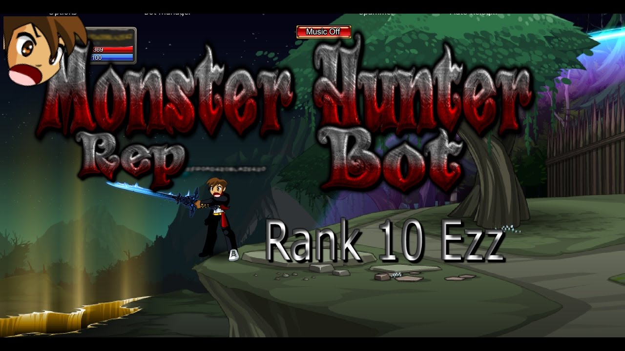 =AQW= Fastest Monster Hunter Rep Bot 2017