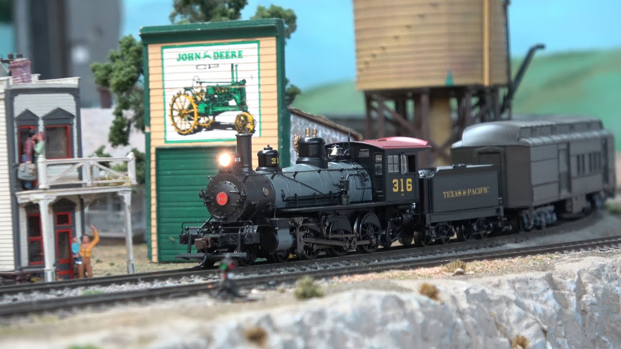 Texas & Pacific #316 Bachmann 4-6-0 with DCC Sound Value On Board in 4K