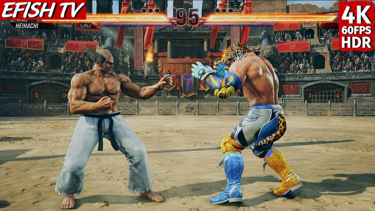 Heihachi vs King (Hardest AI) - Tekken 8