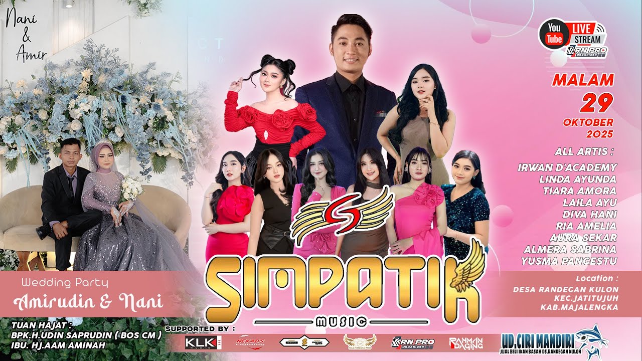🔴 LIVE SIMPATIK MUSIC ( MALAM ) | Edisi Randegan Kulon 29 Oktober 2025
