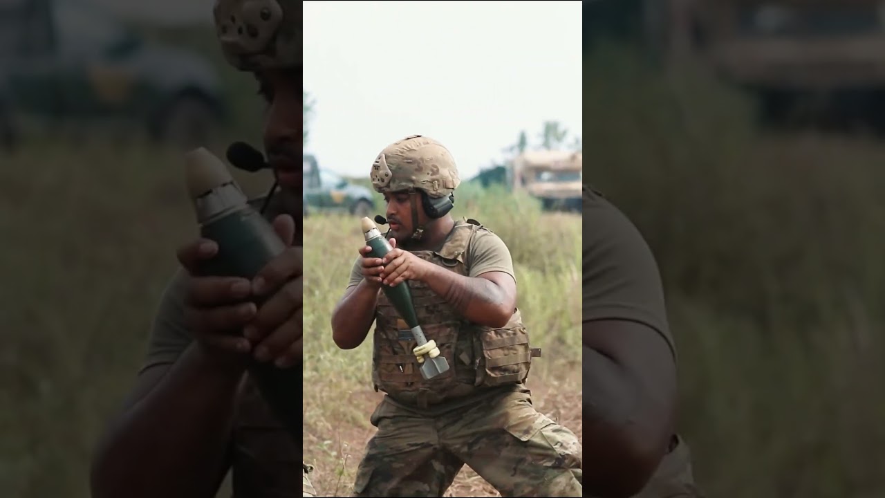 EPIC! The Brutal Power of the US 81mm Mortar Blast! #usarmy #training #righttargets
