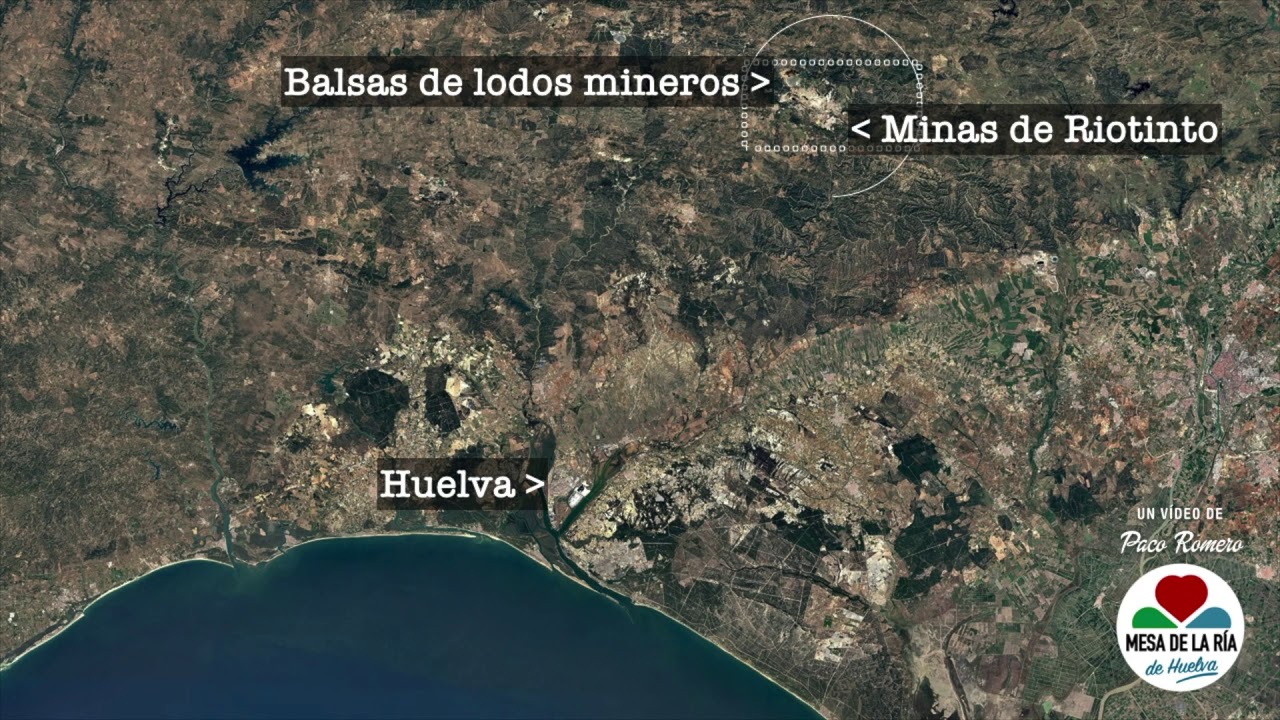 Riesgo de rotura de las balsas de lodos mineros de Riotinto