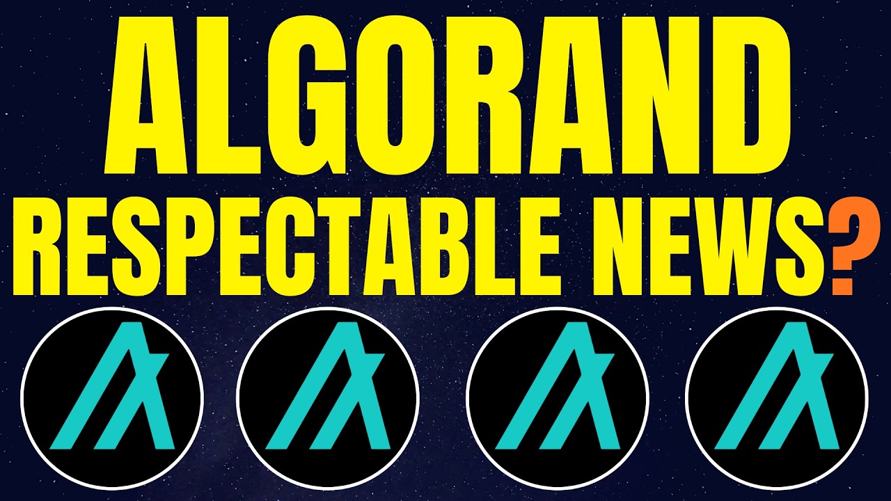 Algorand: Respectable News? Algorand ALGO Update