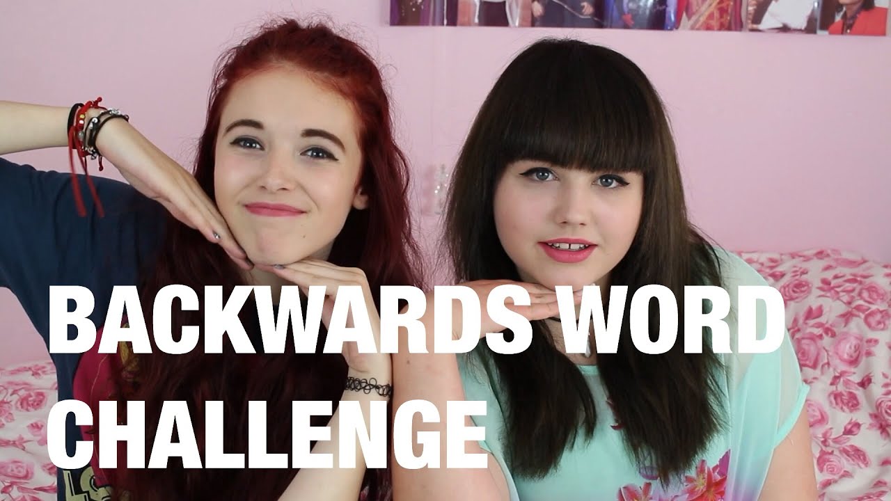 BACKWARDS WORD CHALLENGE