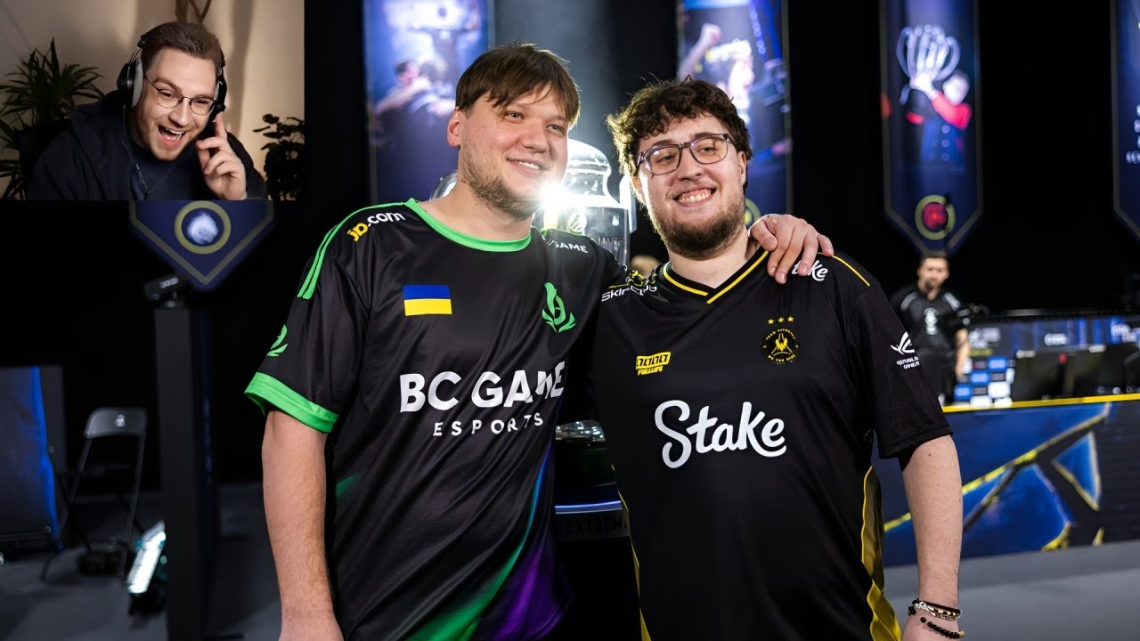 ohnePixel blushing over s1mple & ZywOo pre-game interview