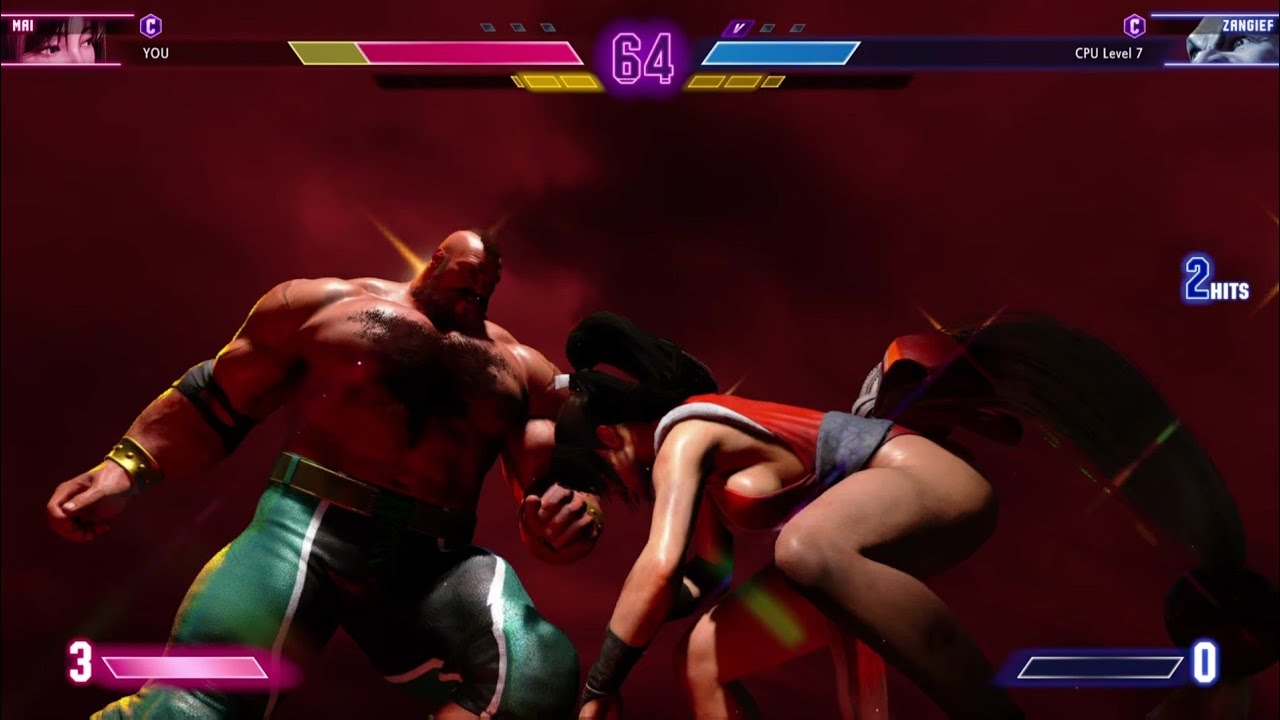 不知火舞vsザンギエフ　ストリートファイター6　リョナ　Street Fighter 6　Mai Shiranui　スト6　Ryona