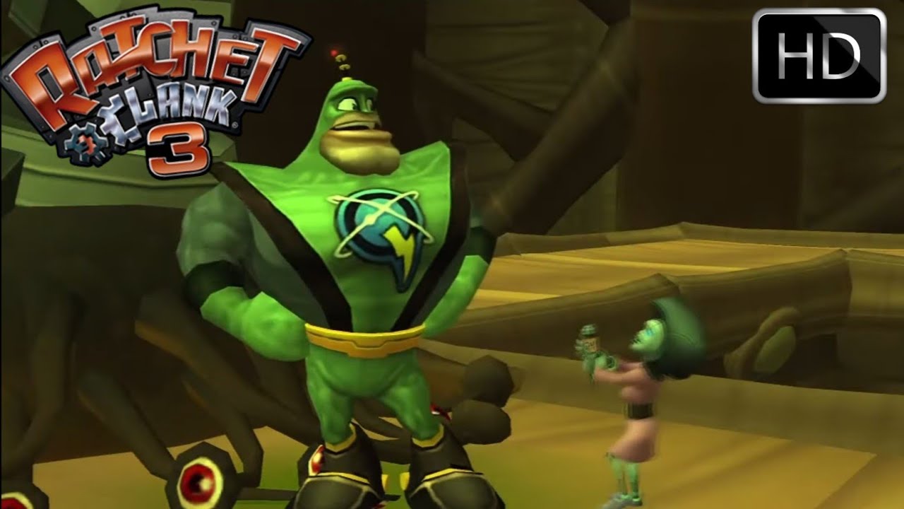 Ratchet & Clank 3 (HD) - BOSS BATTLE: Moma Tyhrranoid