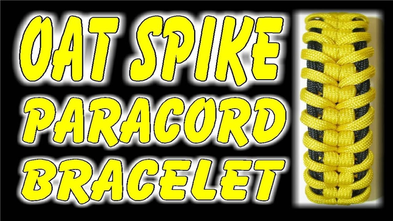How to Make A Paracord Oat Spike Sinnet Bracelet