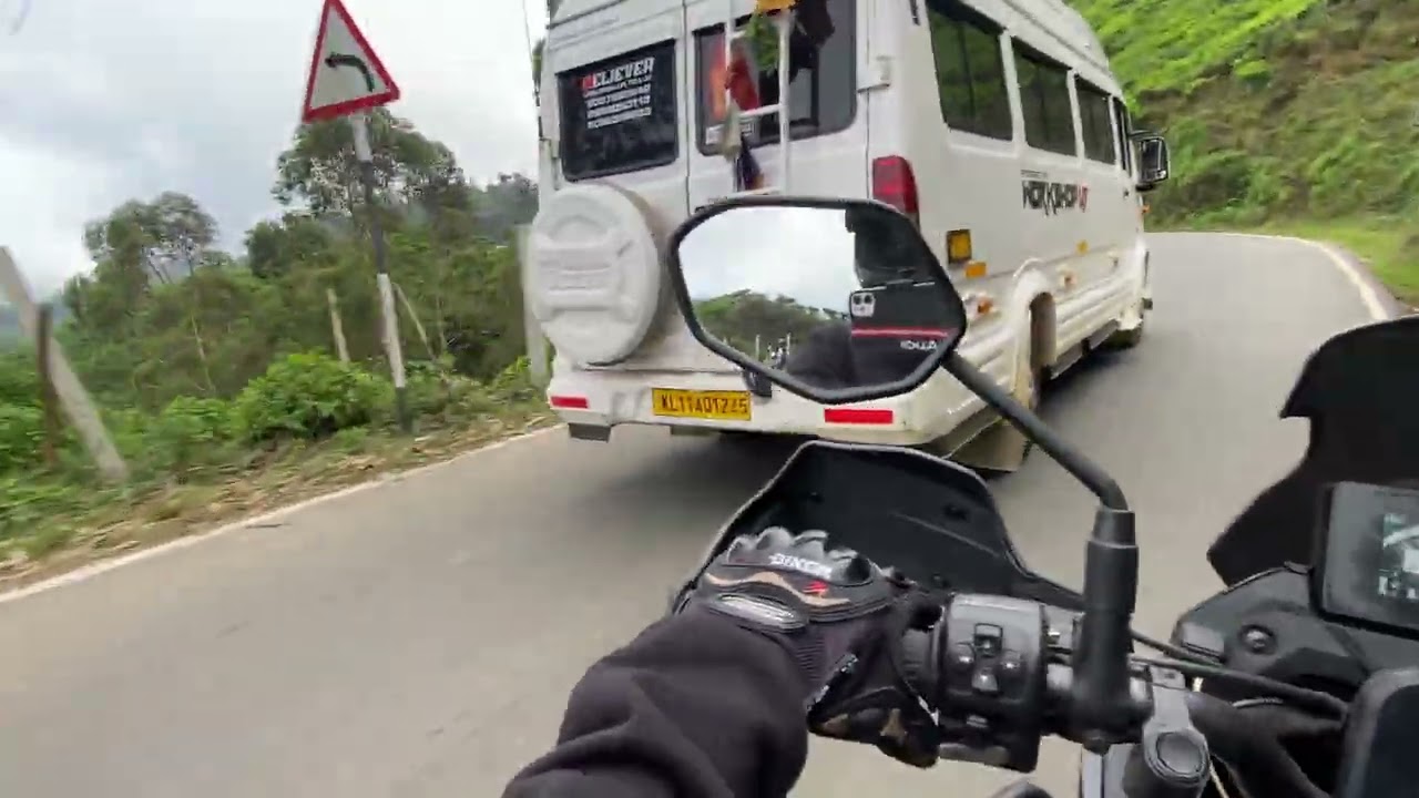 HONDA NX200 Raw Riding Footage Munnar Roads  #trending #viral #munnar #nx200 #cb200x 