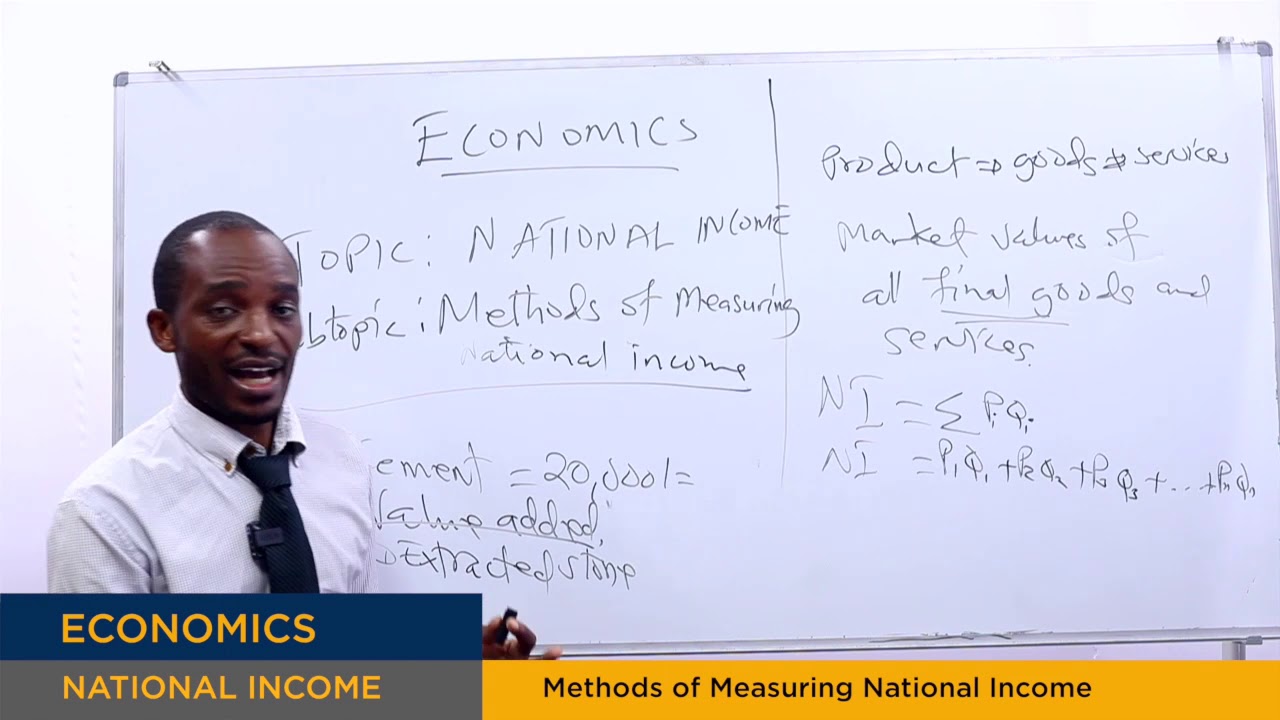 DARASA ONLINE: EPISODE 15 ECONOMICS (NATIONAL INCOME - METHODS OF MEASURING NATIONAL INCOME)
