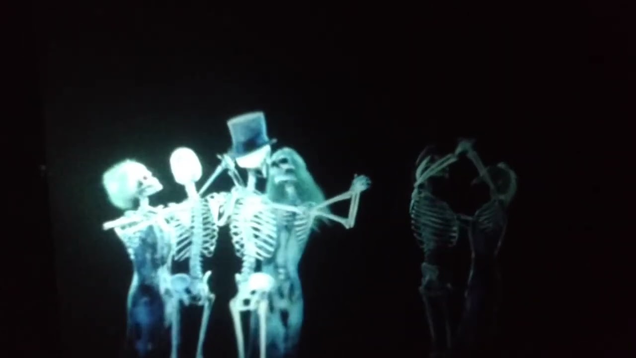 Halloween - Window Projection - Dancing Skeletons - Window Projector DIY - Spooky