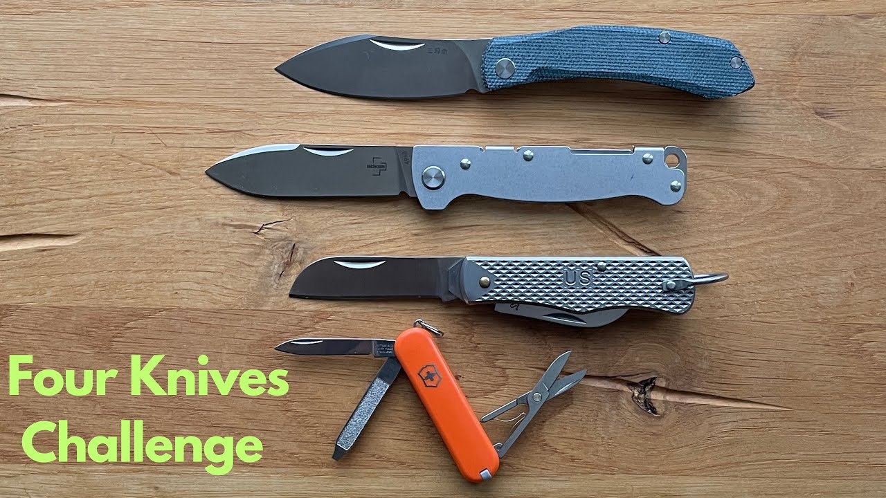 Four Knives Challenge -  VA für Wald Wolf (Knives & EDC) und HolgerPresents